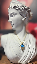 Süryani Nazarlık Kolyesi (Gold)